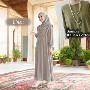Lahifa Tunic Jumbo + Tudung Set (Size 6xl ~ 10xl)