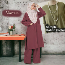 Load image into Gallery viewer, Fadia Cotton Loose Pants Set