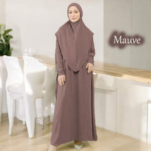 Load image into Gallery viewer, Zinna Abaya + Free Tie Back Instant Khimar