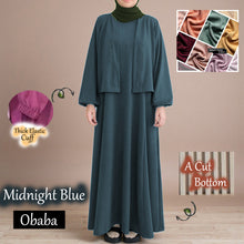 Load image into Gallery viewer, Obaba B Cardigan Dress - Beli 2 @ RM 100 - Beli 3 @ RM 150 + Free Jubah JB777
