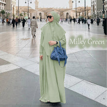 Load image into Gallery viewer, Zinna Abaya + Free Tie Back Instant Khimar