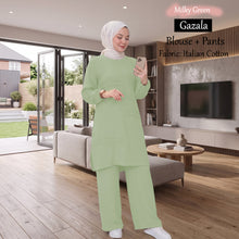 Load image into Gallery viewer, Gazala Cotton Muslimah Set -  Buy 2 @ RM100