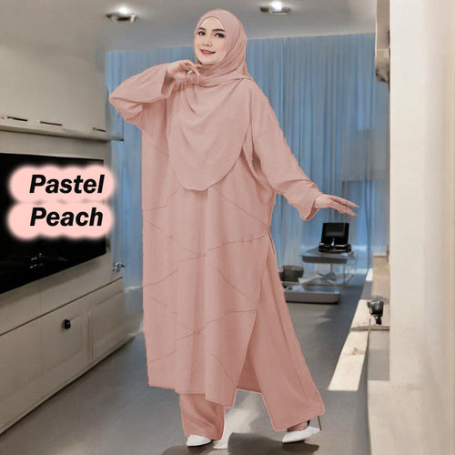 Isella Set B (Size 6xl ~ 10xl) - Free Instant Tudung