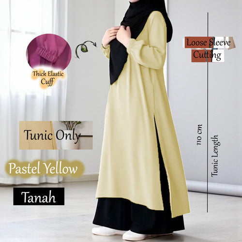 Tanah Tunic 110cm - Beli 3 @ RM 100 - Beli 4 @ RM 134 + Blouse BL777