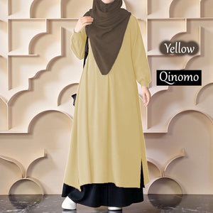 Qinomo Tunic Dress (Skirt Pants) - Beli 2 @ RM 100 - Beli 3 @ RM 150 + Free Baju BL777