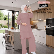 Load image into Gallery viewer, Gazala Cotton Muslimah Set -  Buy 2 @ RM100