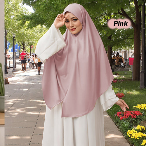 Humus Khimar Labuh Berzip - Beli 4 @ RM 100 + Free JB777