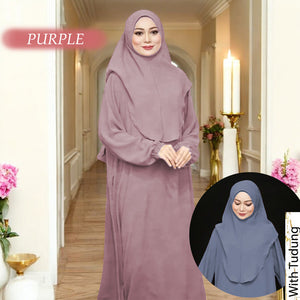 Guyana Tunic Jumbo + instant Tudung (Size 6XL ~ 10XL)