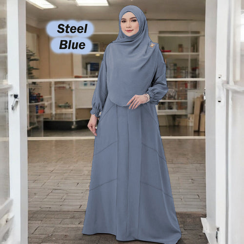 Letter Tunic Jumbo (Loose Sleeve) - No Tudung (Size 6XL ~ 10XL)