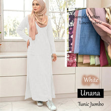 Load image into Gallery viewer, Unana Cotton Linen Tunic Jumbo - Beli 2 @ RM 80 - Beli 4 @ Free JB777