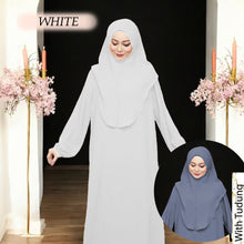 Load image into Gallery viewer, Guyana Tunic Jumbo + instant Tudung (Size 6XL ~ 10XL)