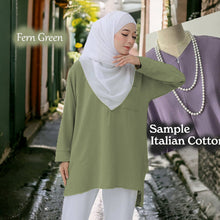 Load image into Gallery viewer, QQ Long Short COTTON Blouse