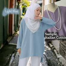 Load image into Gallery viewer, QQ Long Short COTTON Blouse