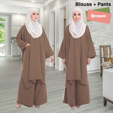 Load image into Gallery viewer, Zavia Kaftan Tunic Loose Pants Set