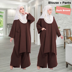 Zavia Kaftan Tunic Loose Pants Set