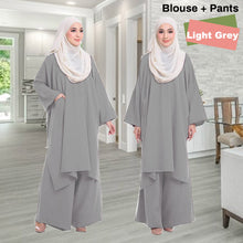 Load image into Gallery viewer, Zavia Kaftan Tunic Loose Pants Set