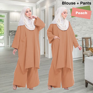 Zavia Kaftan Tunic Loose Pants Set