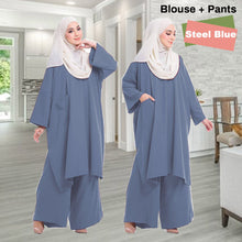 Load image into Gallery viewer, Zavia Kaftan Tunic Loose Pants Set