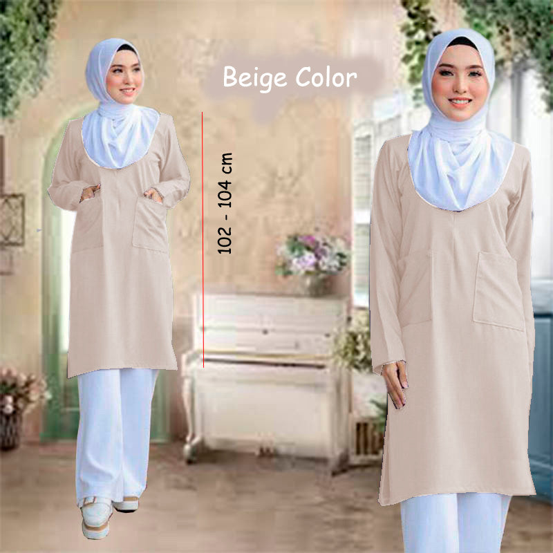 Elena Tunic Blouse (Size 6xl - 10xl)