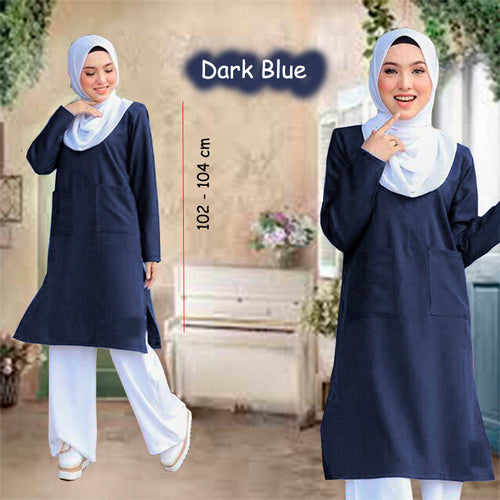 Elena Tunic Blouse (Size 6xl - 10xl)