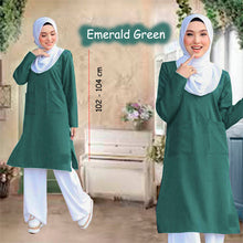 Load image into Gallery viewer, Elena Tunic Blouse (Size 6xl - 10xl)
