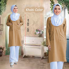 Load image into Gallery viewer, Elena Tunic Blouse (Size 6xl - 10xl)
