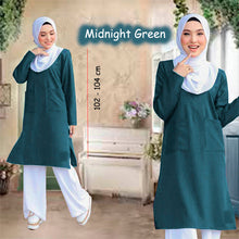 Load image into Gallery viewer, Elena Tunic Blouse (Size 6xl - 10xl)