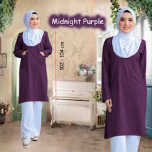 Load image into Gallery viewer, Elena Tunic Blouse (Size 6xl - 10xl)