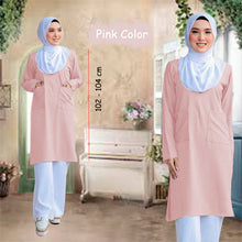 Load image into Gallery viewer, Elena Tunic Blouse (Size 6xl - 10xl)