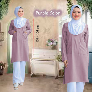 Elena Tunic Blouse (Size 6xl - 10xl)