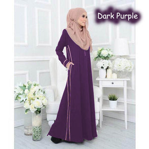 Niesha Jubah (Size 6xl - 10xl)
