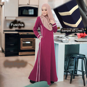 Niesha Flowy Jubah A