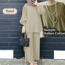 Load image into Gallery viewer, Uno Cotton Loose Pants Set Set B