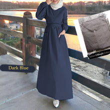 Load image into Gallery viewer, Xixili Back Zip COTTON Jubah