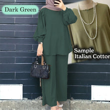 Load image into Gallery viewer, Uno Cotton Loose Pants Set Set B