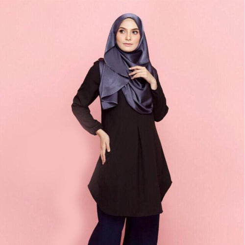 Munirah Pocket Long Blouse - HannahSG