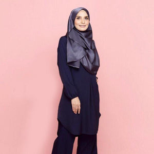 Munirah Pocket Long Blouse - HannahSG