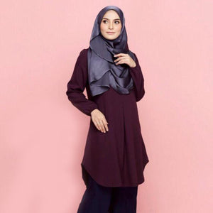 Munirah Pocket Long Blouse - HannahSG