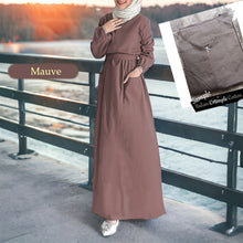 Load image into Gallery viewer, Xixili Back Zip COTTON Jubah