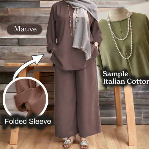 Namila Cotton Loose Pants Set A