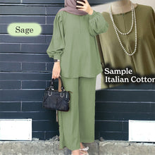 Load image into Gallery viewer, Uno Cotton Loose Pants Set Set B