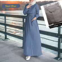 Load image into Gallery viewer, Xixili Back Zip COTTON Jubah