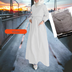 Xixili Back Zip COTTON Jubah